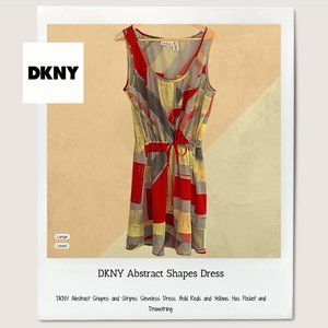DKNY Abstract Shapes Dress